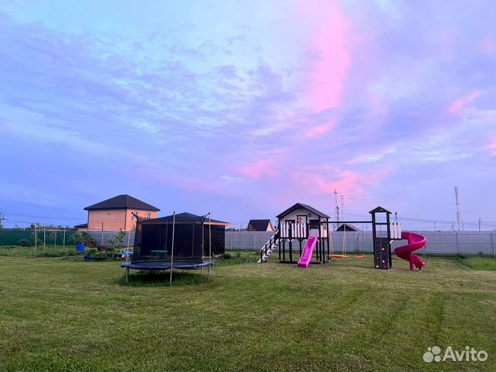 Детский игровой комплекс: качели домик горки