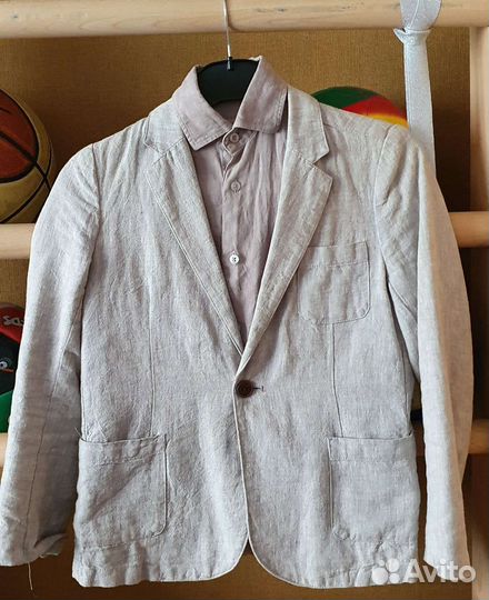 Пиджак и рубашка для мальчика zara