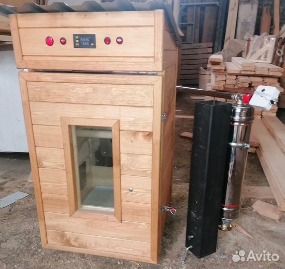 Коптильня с дымогенератором