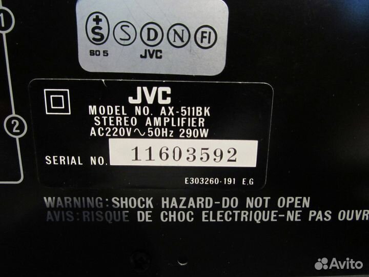JVC AX-511 Стерео Усилитель Japan1989г