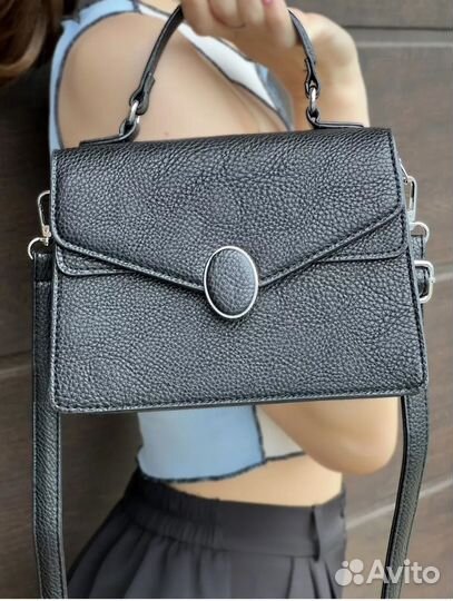 Сумка женская кросс-боди черная