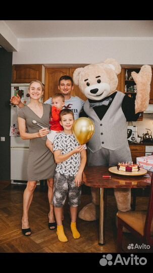 Мишка тедди на праздник