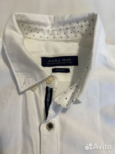 4 мужские рубашки пакетом, размер М Zara