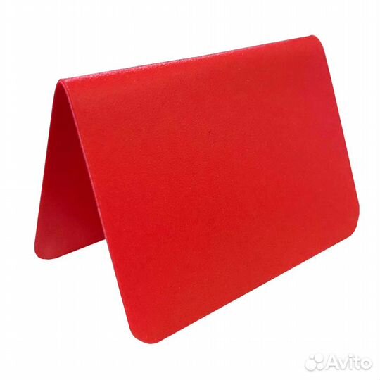 Ценник-домик меловой из полипропилена, красный