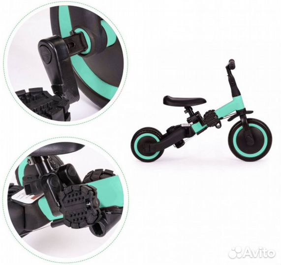 Велосипед детский 4в1