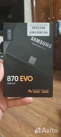 Накопитель Samsung 870 EVO MZ-77E500BW