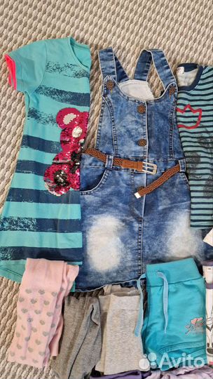 Вещи пакетом 116-122 на девочку (12 вещей)