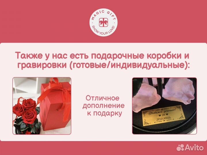Роза в колбе от производителя
