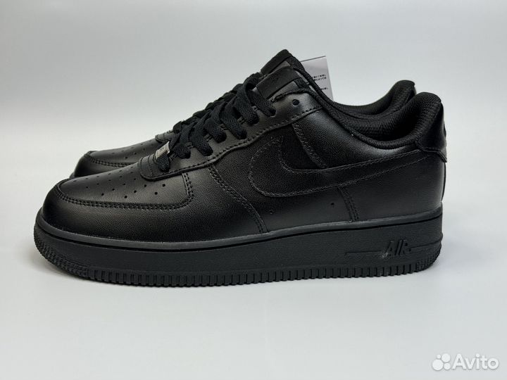 Кроссовки nike AIR force 1 07 low черные