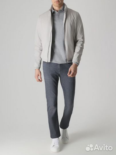 Поло Slim Fit хлопковое boss