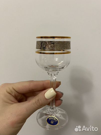 Бокалы bohemia crystal новые