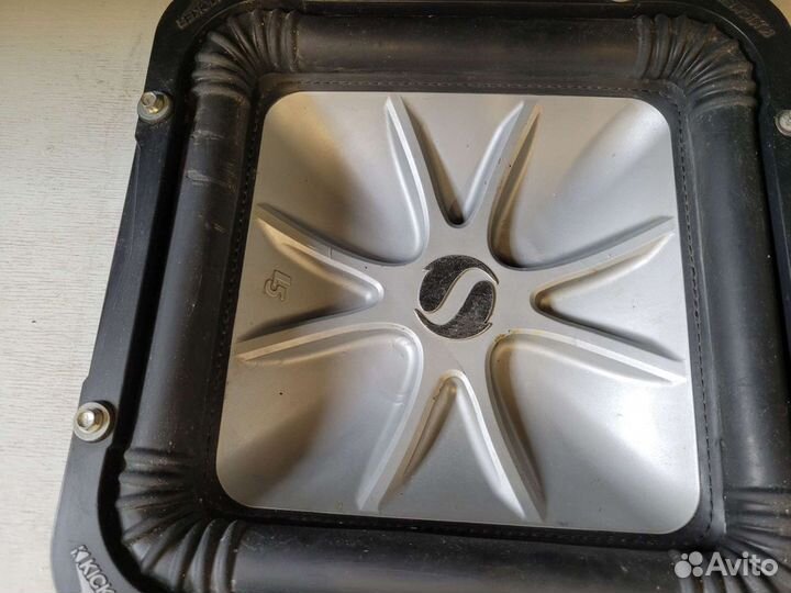 Сабвуфер kicker s12l5 с расчитанным коробом
