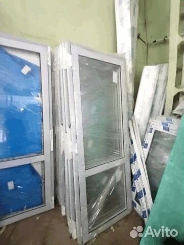 Двери 800х2000 мм алюминиевые холодные