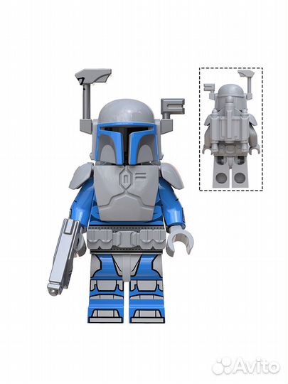 Аналог Lego Star wars минифигурки Мандалорцы, 8 шт