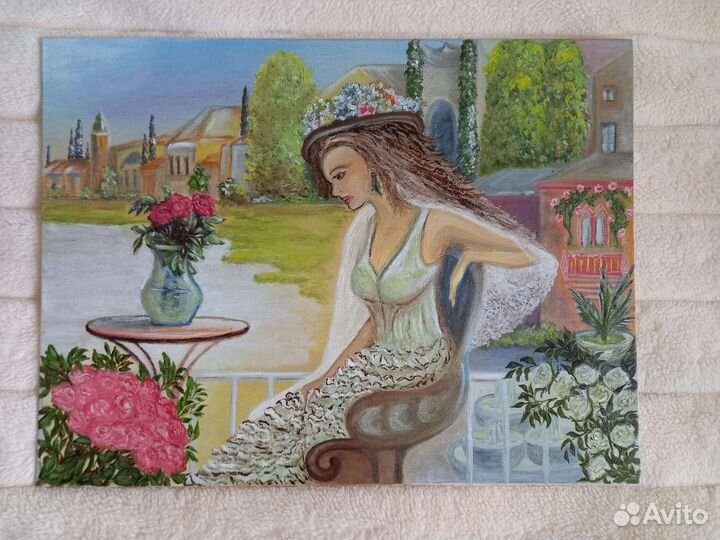 Картины маслом на холсте, холст на картоне