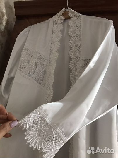 Халат женский шелковый