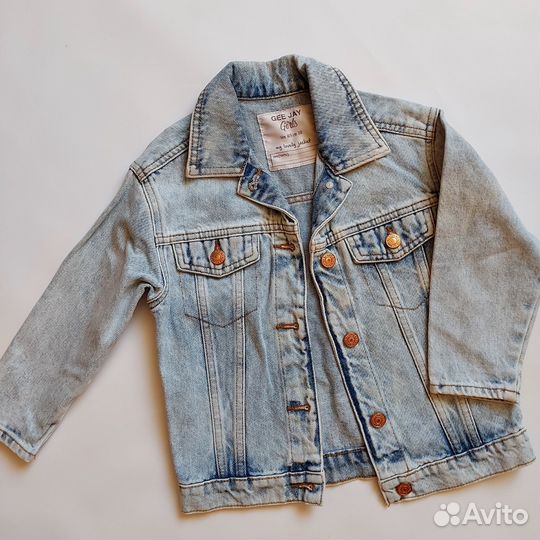 Джинсовая куртка для девочки 110