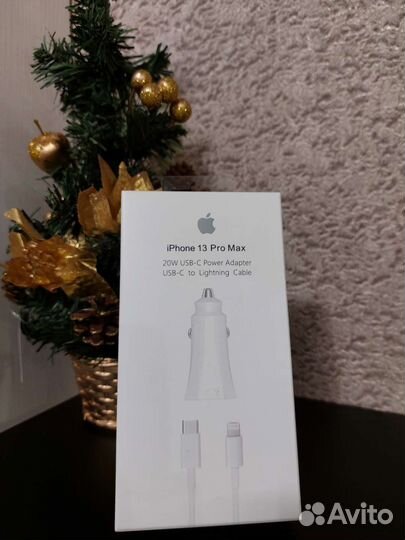 Автомобильная зарядка на iPhone 20w