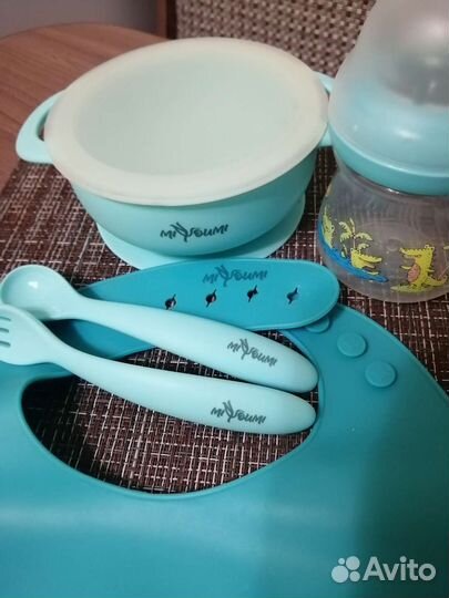 Детская посуда из силикона