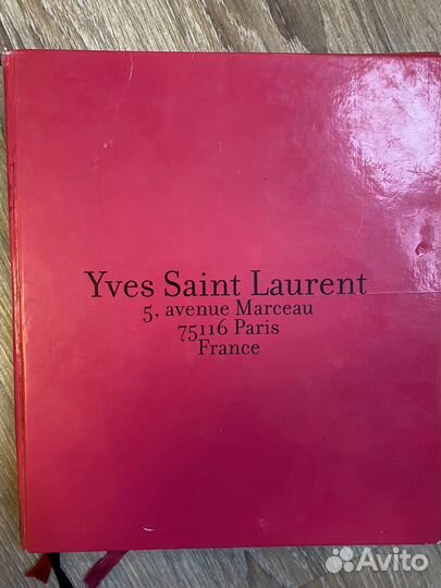 Альбом книга Yves Saint Laurent