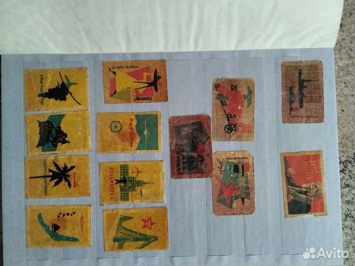 Этикетки спичечные СССР в альбоме