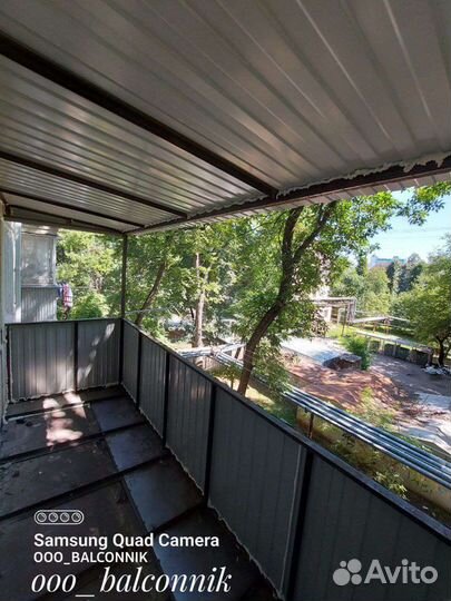 Расширение балконов Остекление балкона