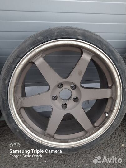 Rays TE37 реплика R19 5x114,3 лето Hankook 235/35