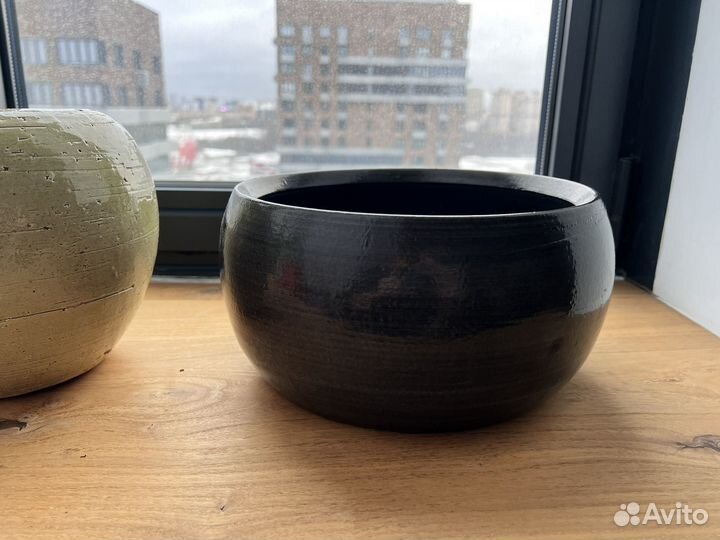 Горшок керамический большой минимализм