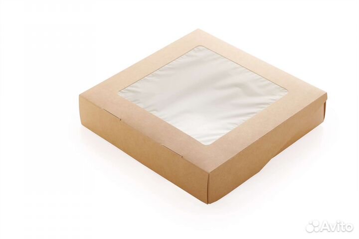 Крафтовые коробки с окном