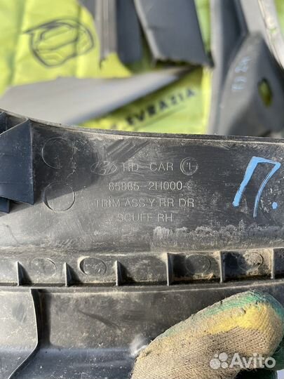 Пластик салона hyundai/kia