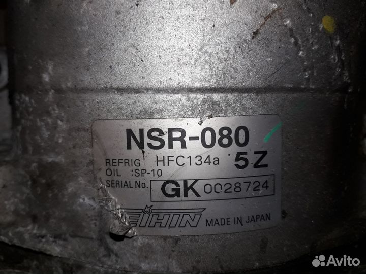 Компрессор кондиционера Honda Civic 4d R18