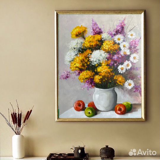 Картина Букет полевые цветы