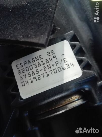 Подушка безопасности в руль Megane 2 меган 2