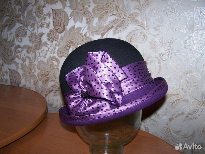 Шляпа фетровая женская