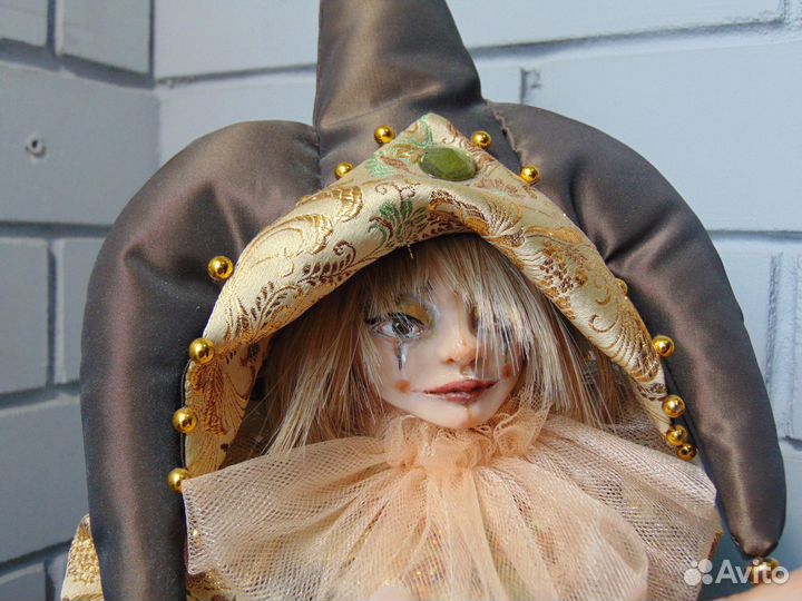 Авторская кукла Арлекин