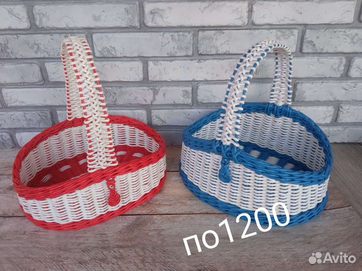 Корзина плетёная ручной работы