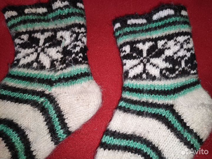 Носки шерстяные детские 21-23 размер