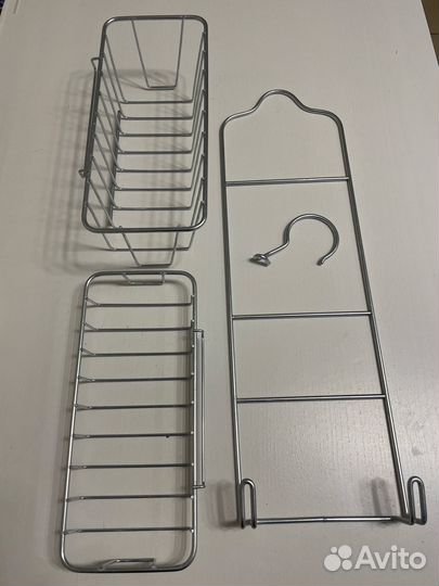 Подвесная полка в ванную разборная Икеа