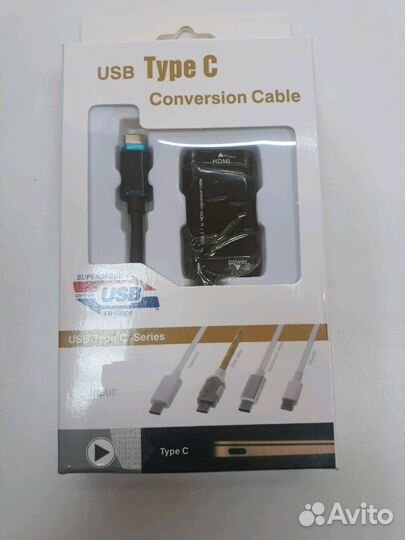 Hdmi tv кабель Micro USB/ Apple 8 pin/ Type C