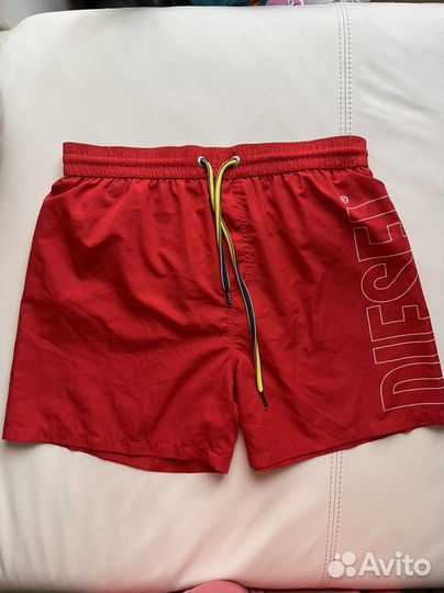 Шорты плавки Diesel красные