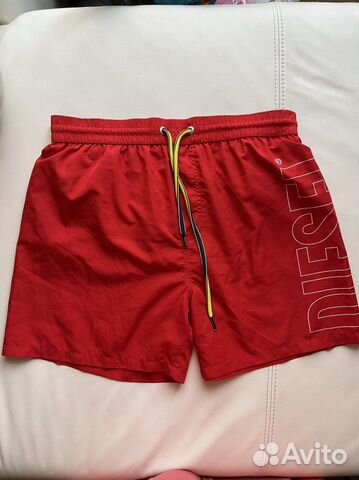 Шорты плавки Diesel красные