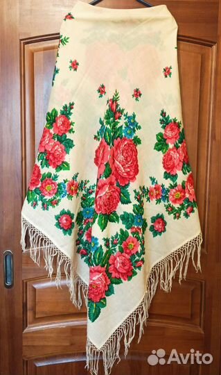 Павлопосадский платок старинный