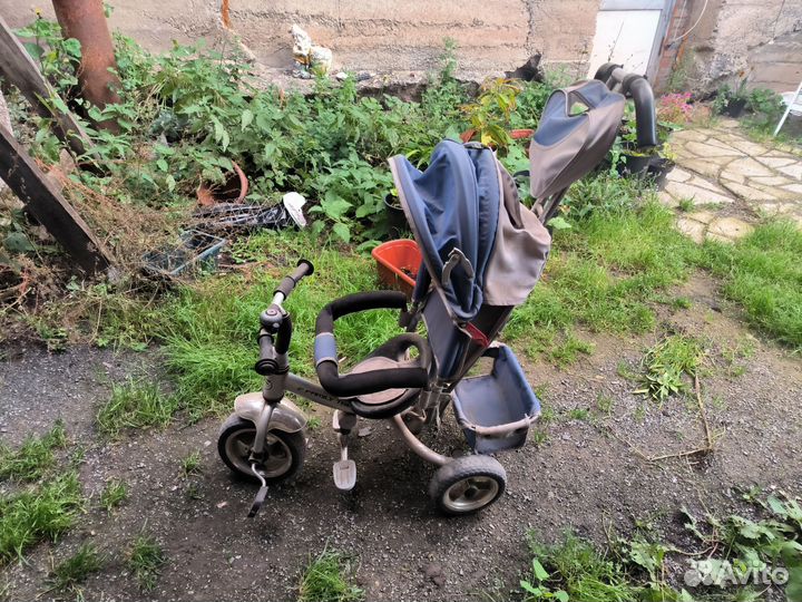 Трехколесный велосипед-коляска