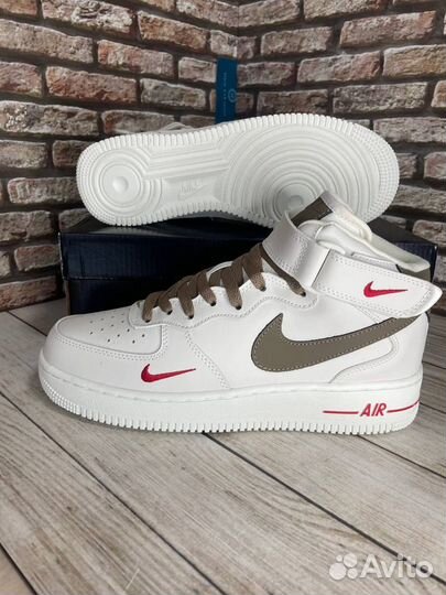 Nike AF1 mid зимние в хорошем качестве 38-41р