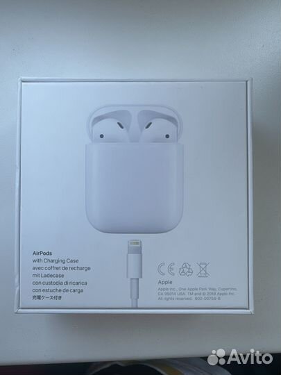 Коробка от apple airpods 2