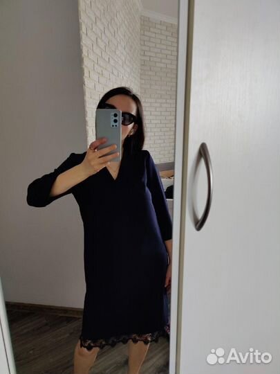 Дизайнерское платье размера S