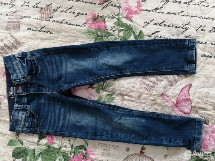 Джинсы утепленные