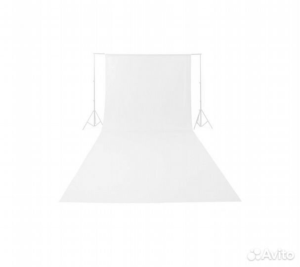 Фон муслиновый Raylab RL-BC01 3*6м белый