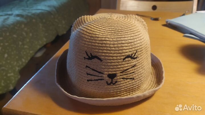Соломенная шляпа для девочки