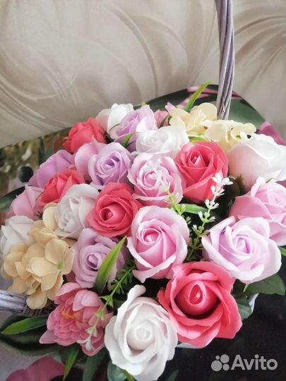 Букет из мыла